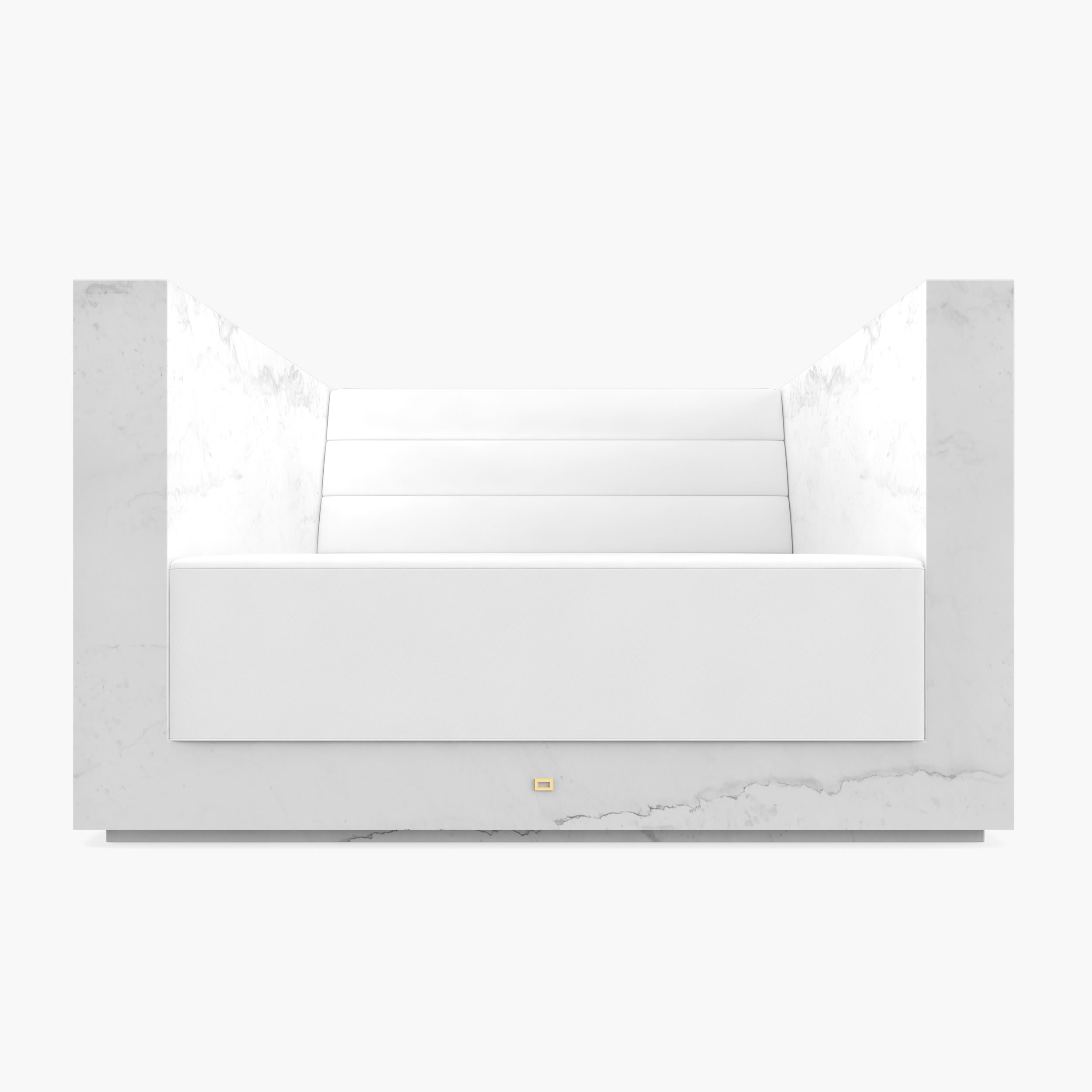 Sessel Unique Interior Design Art Marmor Weiss Felix Schwake 20 403 RECHTECK