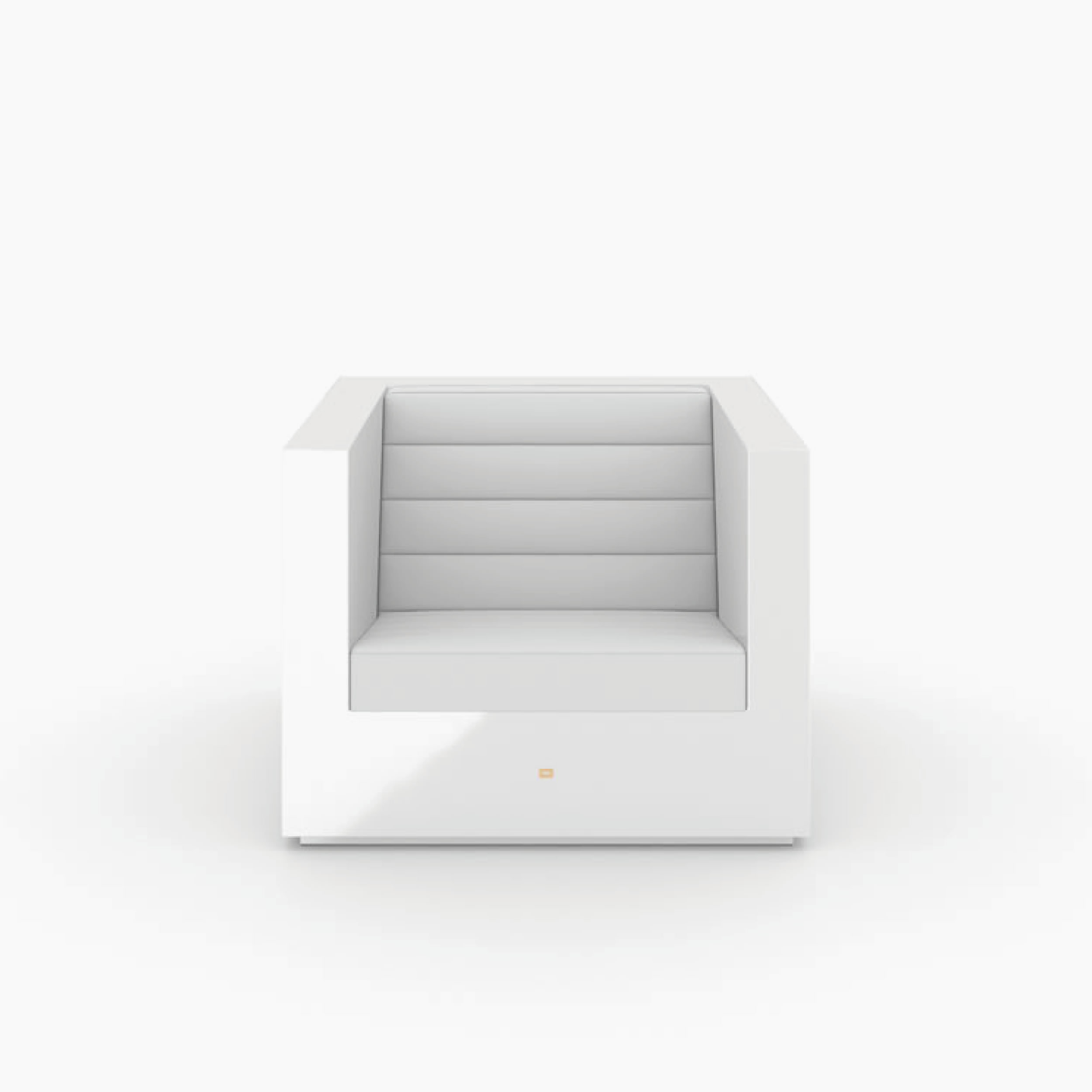 Sessel wuerfel weiss bed room Buero minimalist design Sessel FS 23 FELIX SCHWAKE