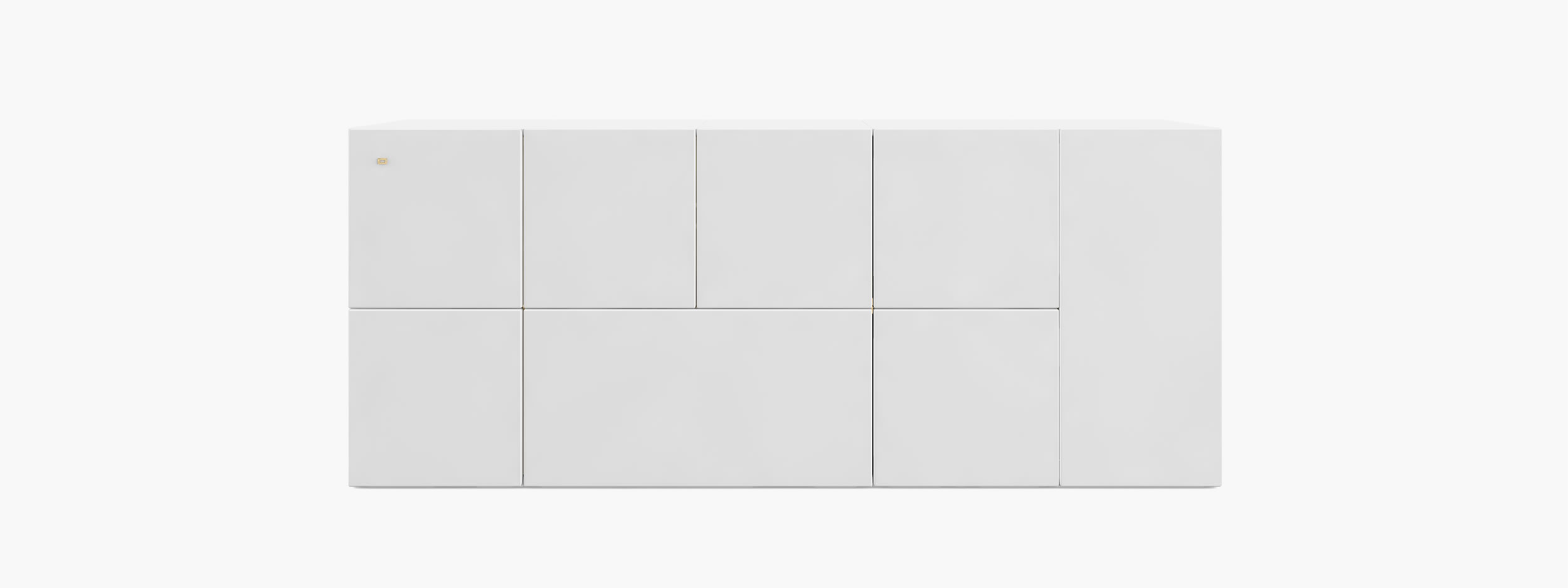 Sideboard aus Kuben weiss contemporarydesign Wohnzimmer interior ispiration Konsolen  Sideboards FS 21 a FELIX SCHWAKE RECHTECK