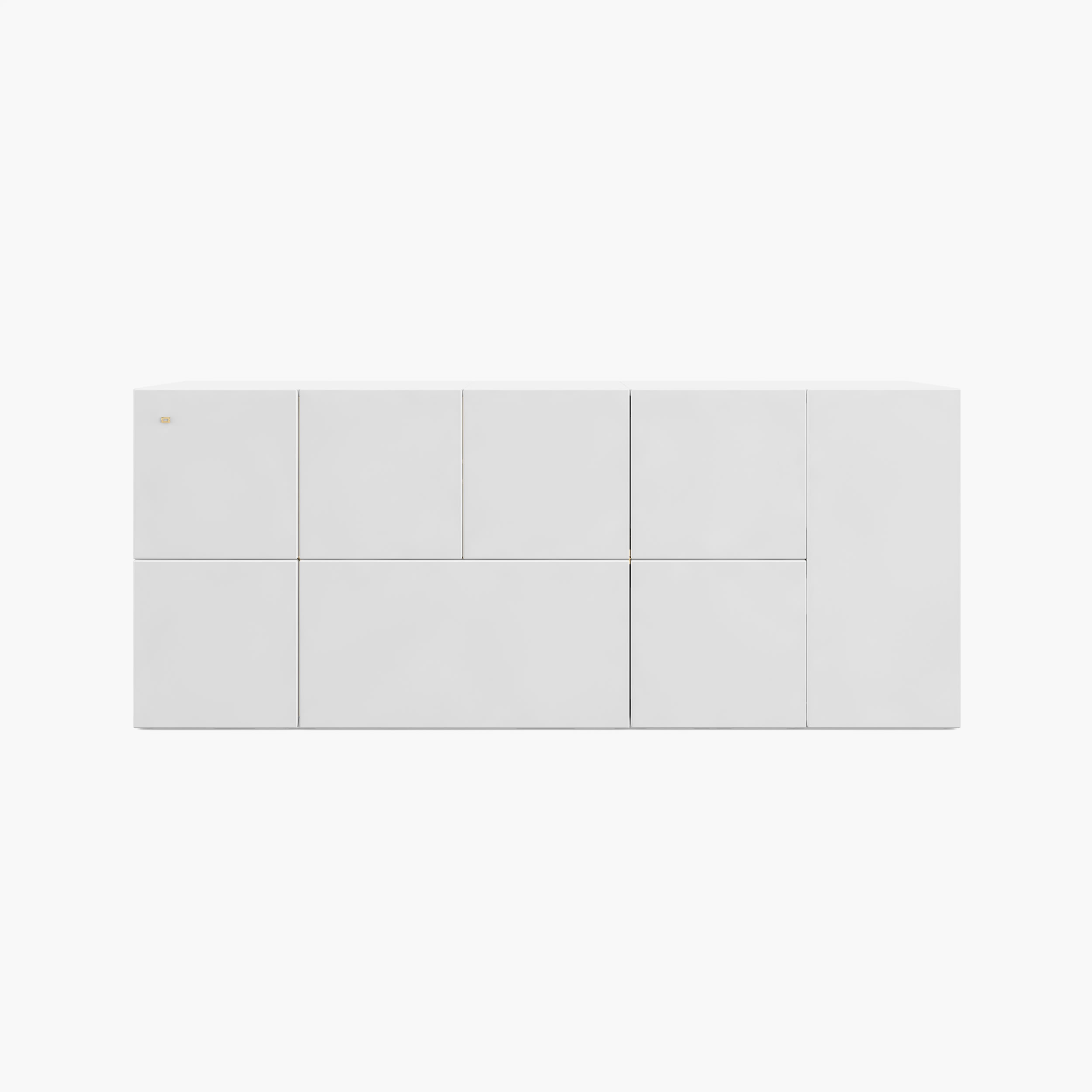 Sideboard aus Kuben weiss contemporarydesign Wohnzimmer interior ispiration Konsolen  Sideboards FS 21 a FELIX SCHWAKE