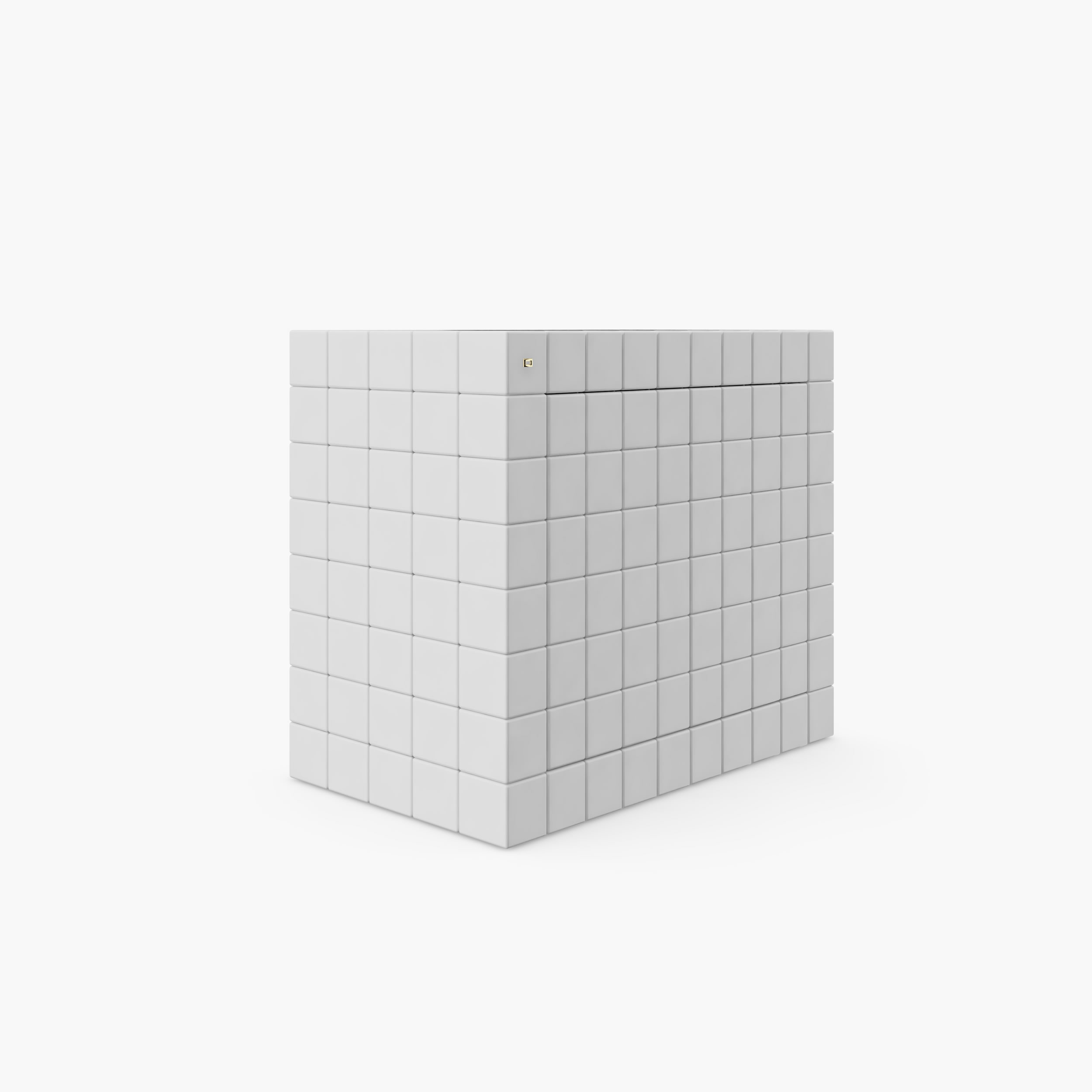 Sideboard aus Kuben weiss interiorinspo Wohnzimmer minimal Konsolen  Sideboards FS 10 FELIX SCHWAKE