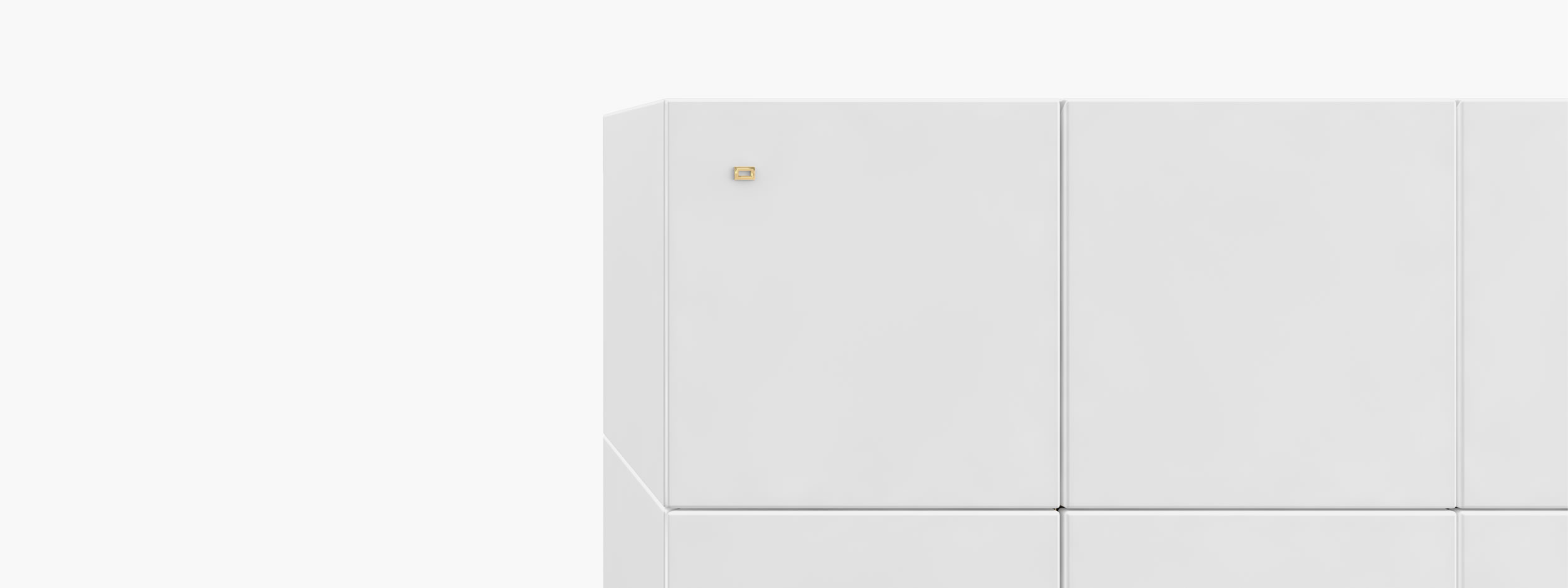 Sideboard aus Kuben weiss interiors Wohnzimmer architecture Konsolen  Sideboards FS 21 b FELIX SCHWAKE RECHTECK