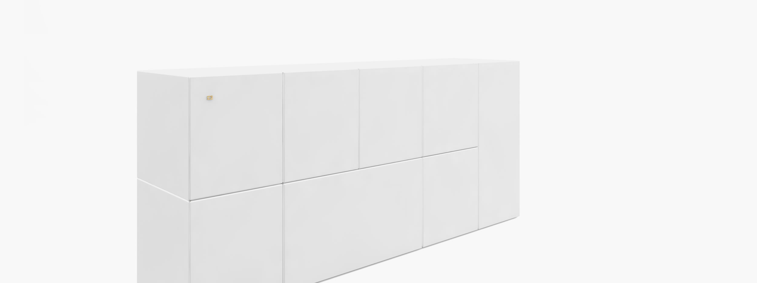 Sideboard aus Kuben weiss losangeleshomes Wohnzimmer gallery Konsolen  Sideboards FS 21 a FELIX SCHWAKE RECHTECK