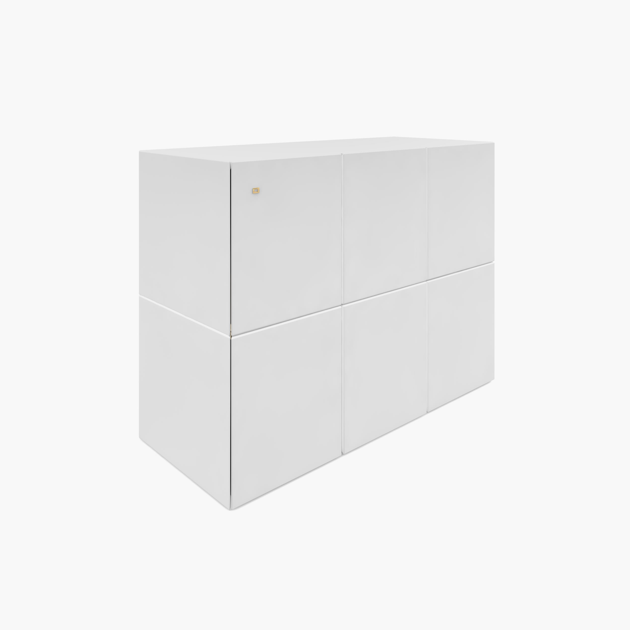 Sideboard aus Kuben weiss luxuryfurniture Wohnzimmer limited edition Konsolen  Sideboards FS 24 FELIX SCHWAKE