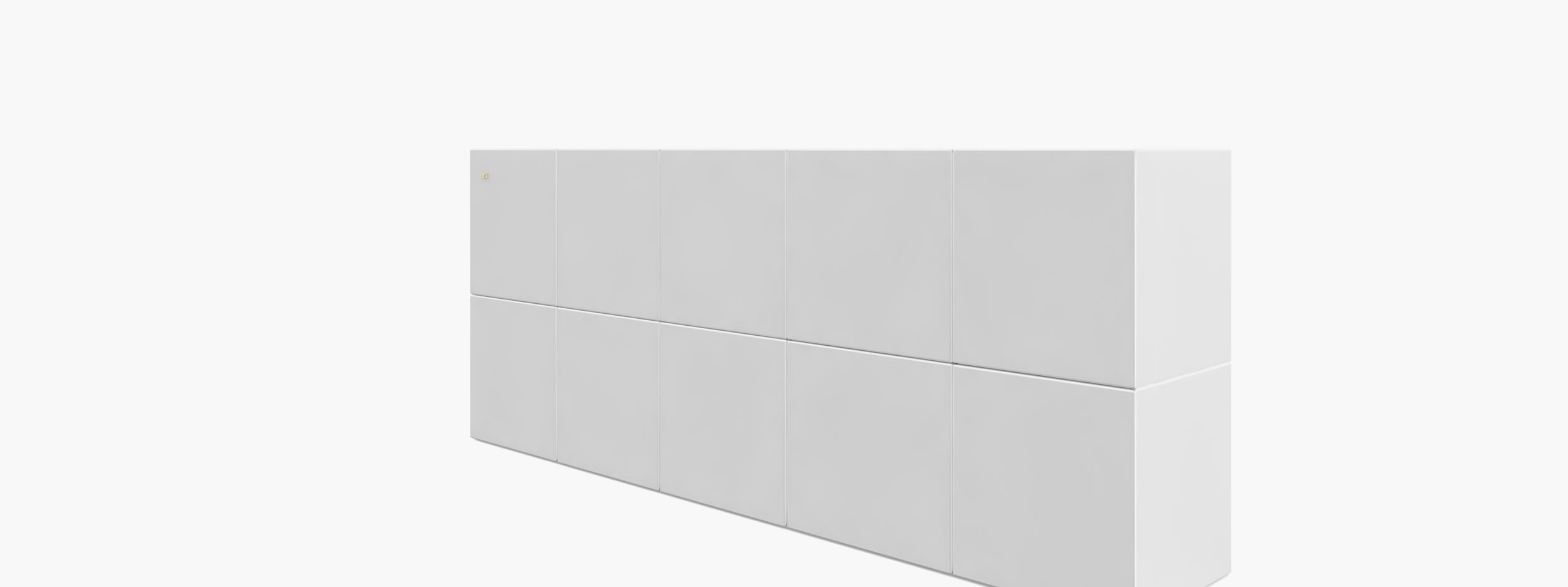 Sideboard aus Kuben weiss moderndesign Wohnzimmer interior boom Konsolen  Sideboards FS 21 b FELIX SCHWAKE RECHTECK