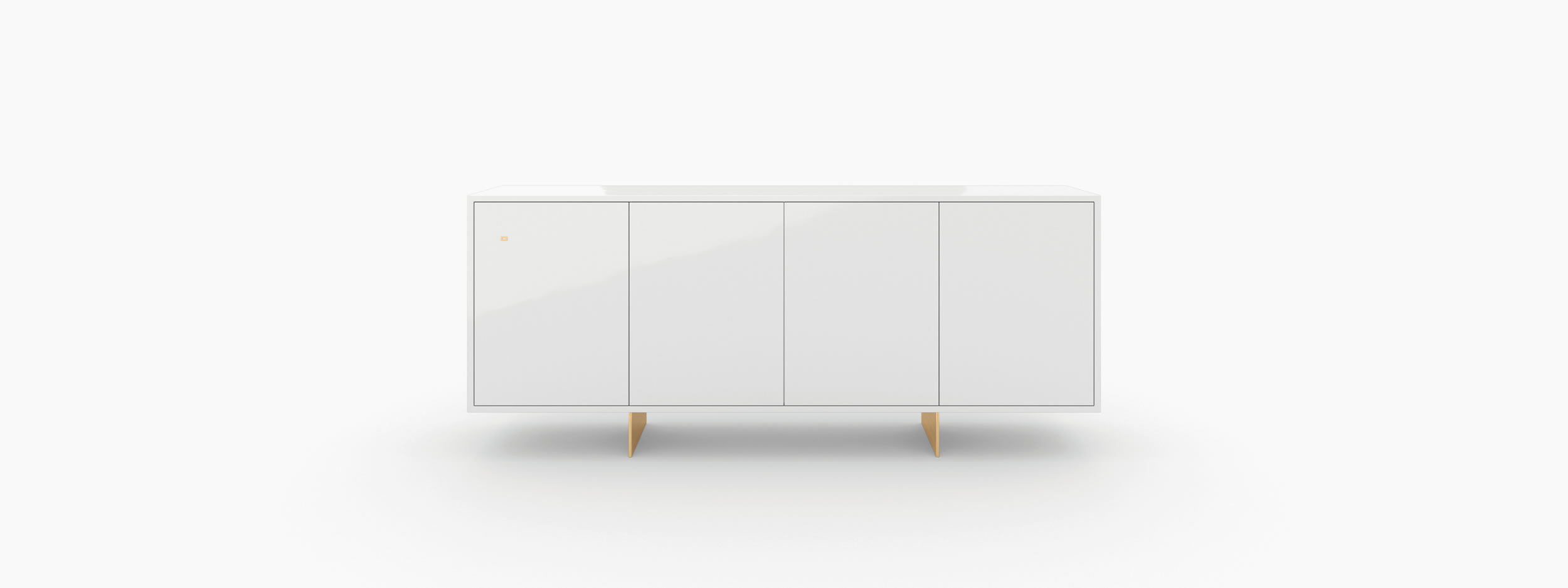 Sideboard quader weiss luxuryfurniture Buero limited edition Sideboards FS 57 FELIX SCHWAKE RECHTECK