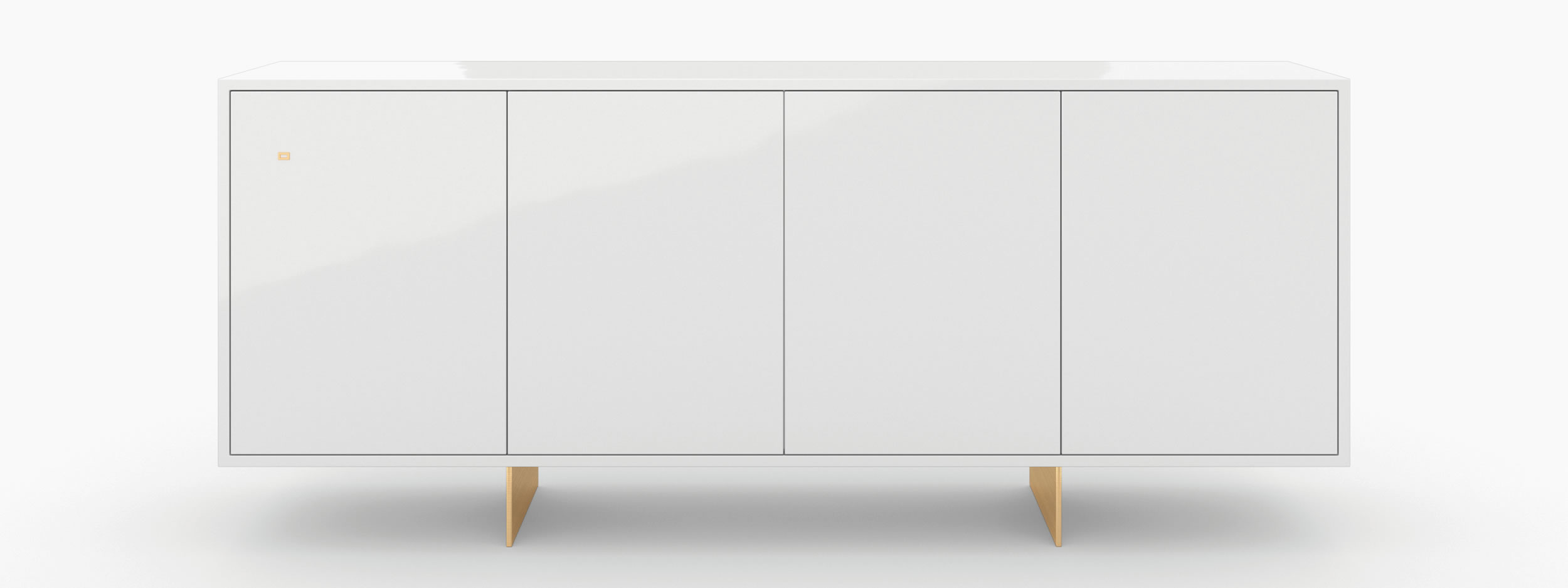 Sideboard quader weiss uniquepieces Buero art collector Sideboards FS 57 FELIX SCHWAKE RECHTECK