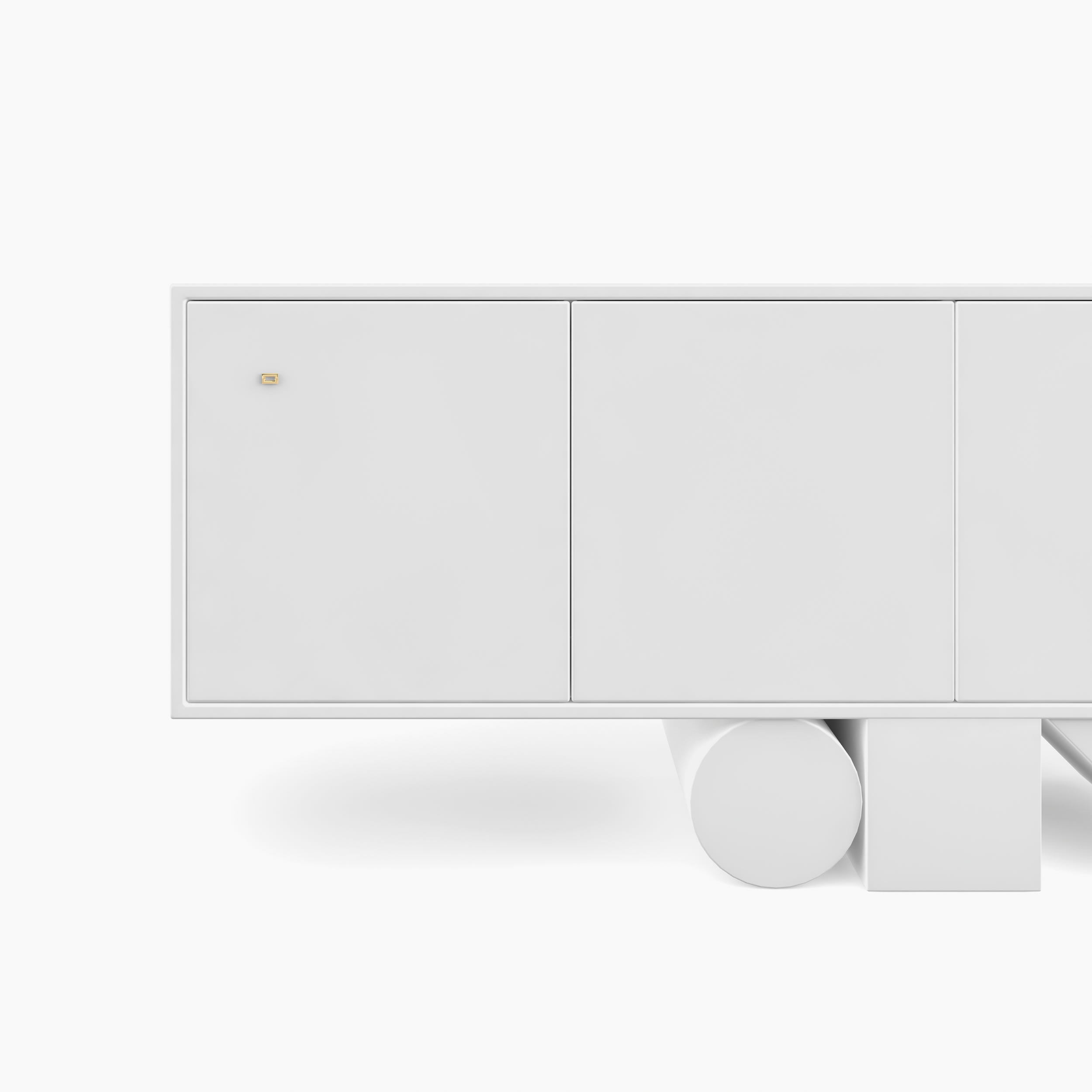 Sideboard wuerfel prisma zylinder weiss moderndesign Buero interior boom Sideboards FS 151 A FELIX SCHWAKE