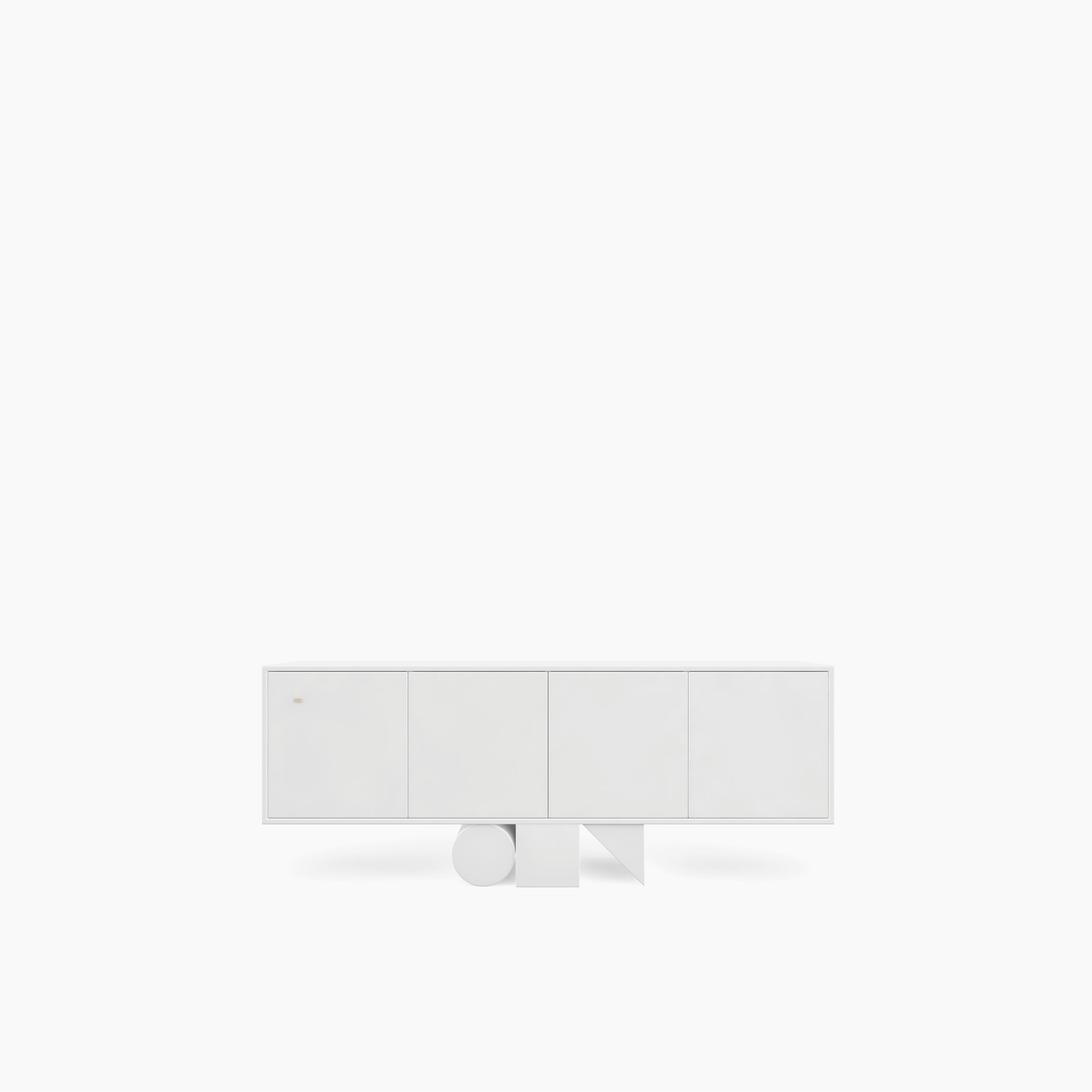 Sideboard wuerfel prisma zylinder weiss sculpture Buero Vogue Living Sideboards FS 151 A FELIX SCHWAKE