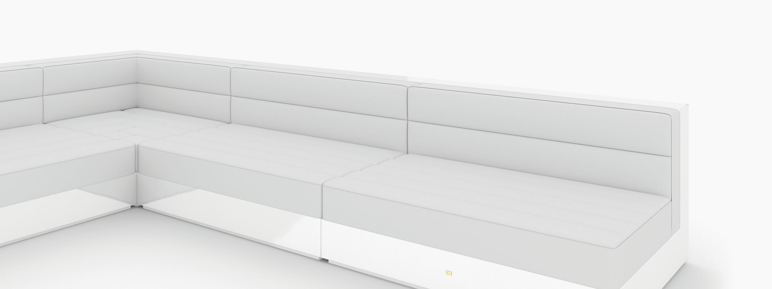 Sofa rechtwinklig weiss morderninteriors Buero interior lovers Sofas FS 19 FELIX SCHWAKE RECHTECK