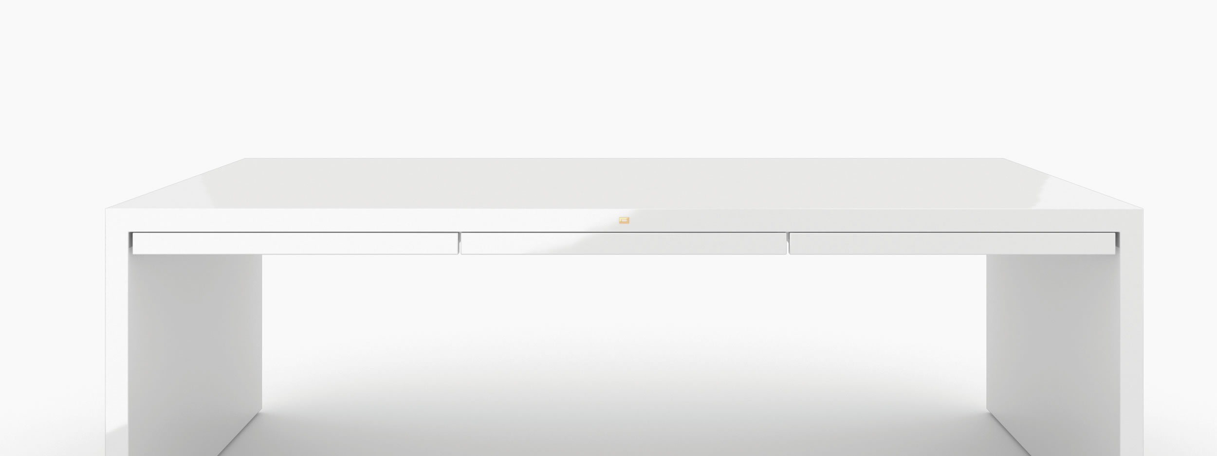 Tisch rechteckig weiss millionaire Buero objects Tische FS 84 FELIX SCHWAKE RECHTECK