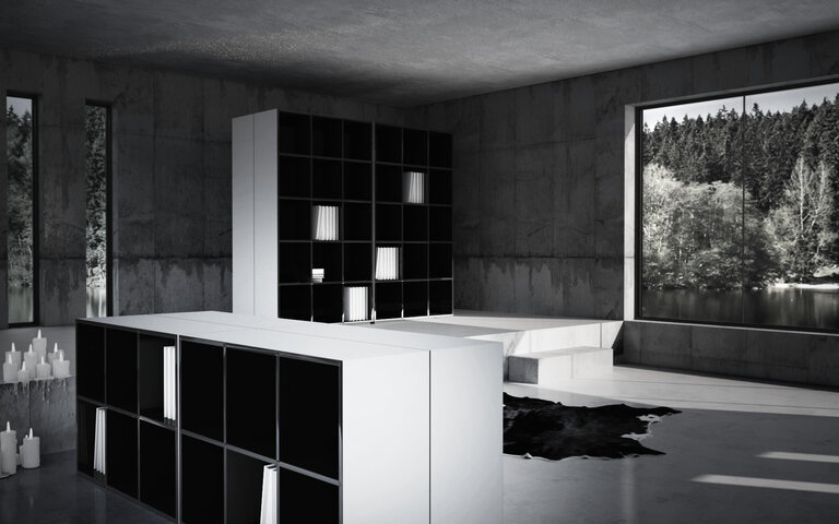 Modernes Design-Regal