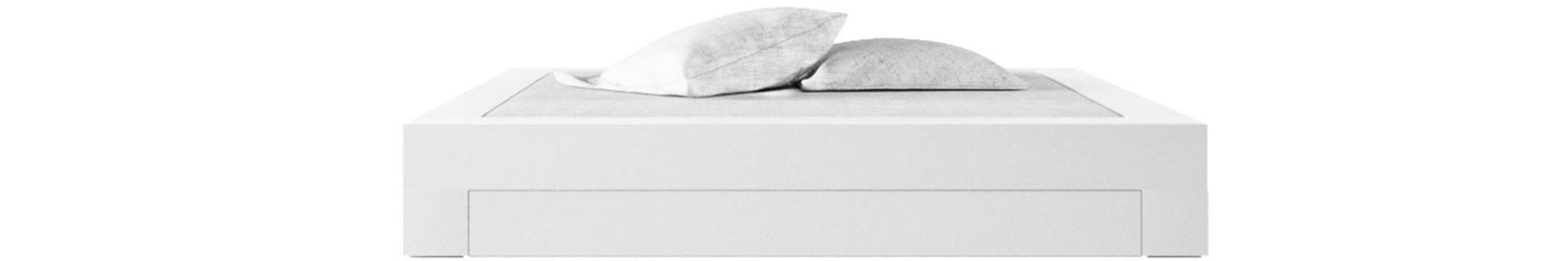 bett bettkasten bettkaesten flach weiss lack hochglanz 200 180 modern cool rechteck designmoebel 3