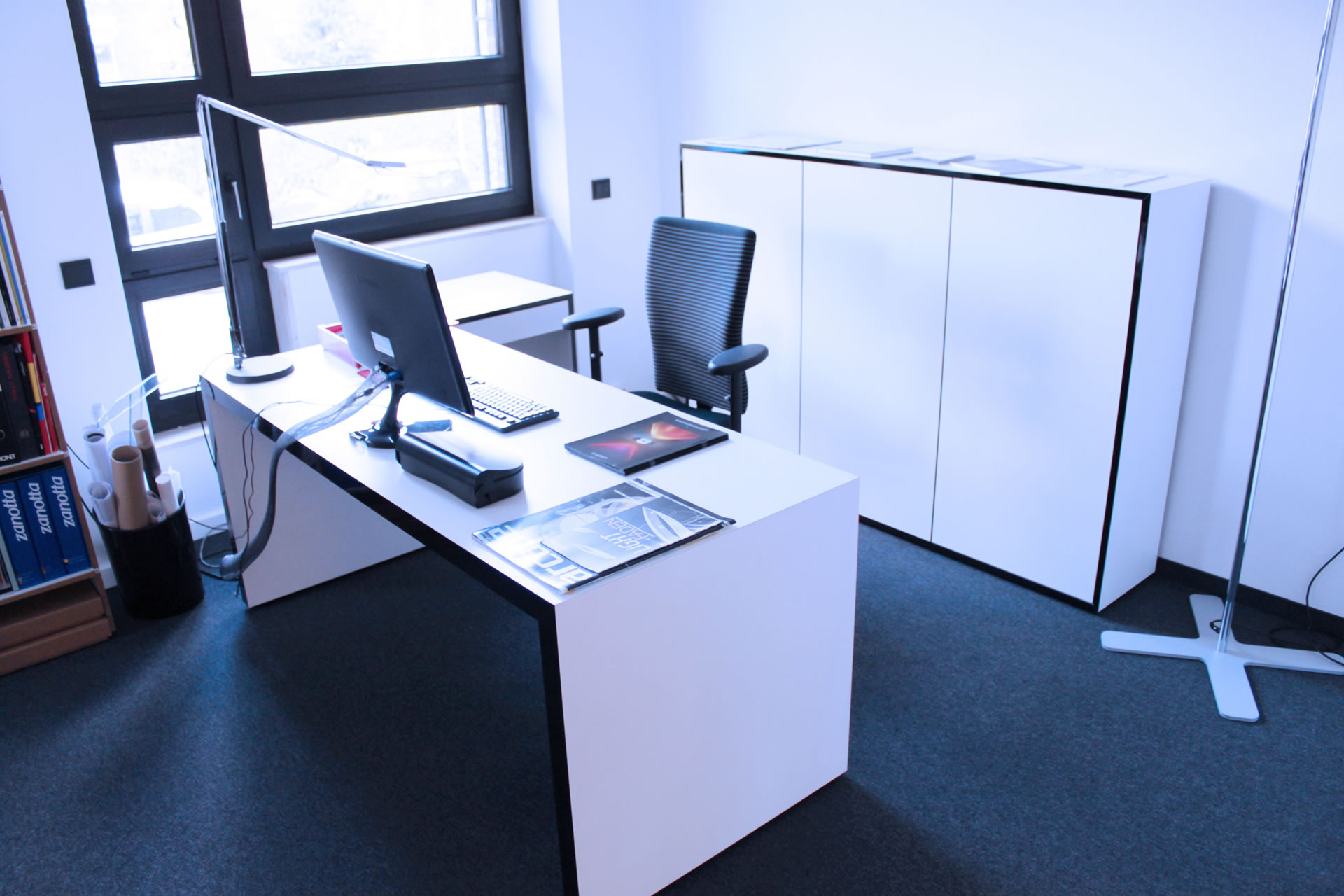 bueromoebel modern design weiss eckig office freiraum muenster 3