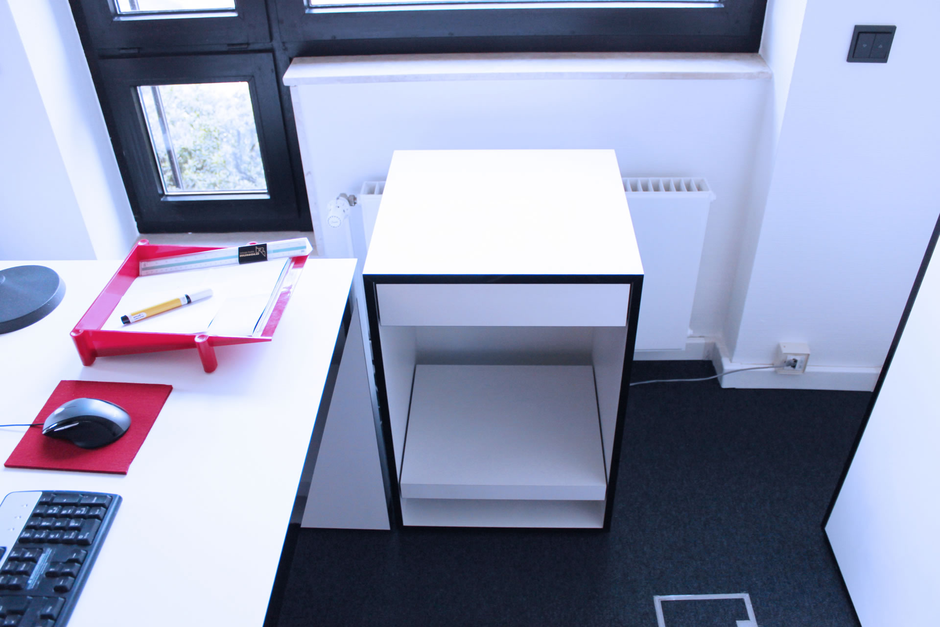 bueromoebel modern design weiss eckig office freiraum muenster 4