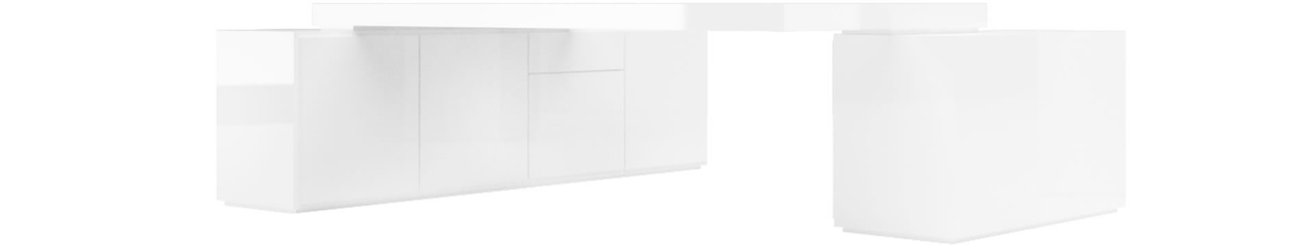 chefzimmer-schreibtisch moderner hochglanz lack