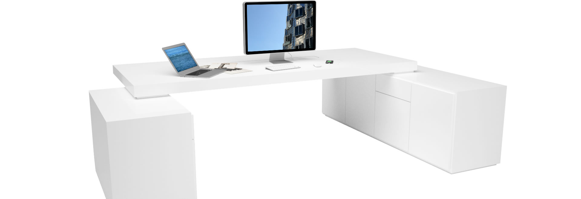 chefzimmertisch praefectus weiss