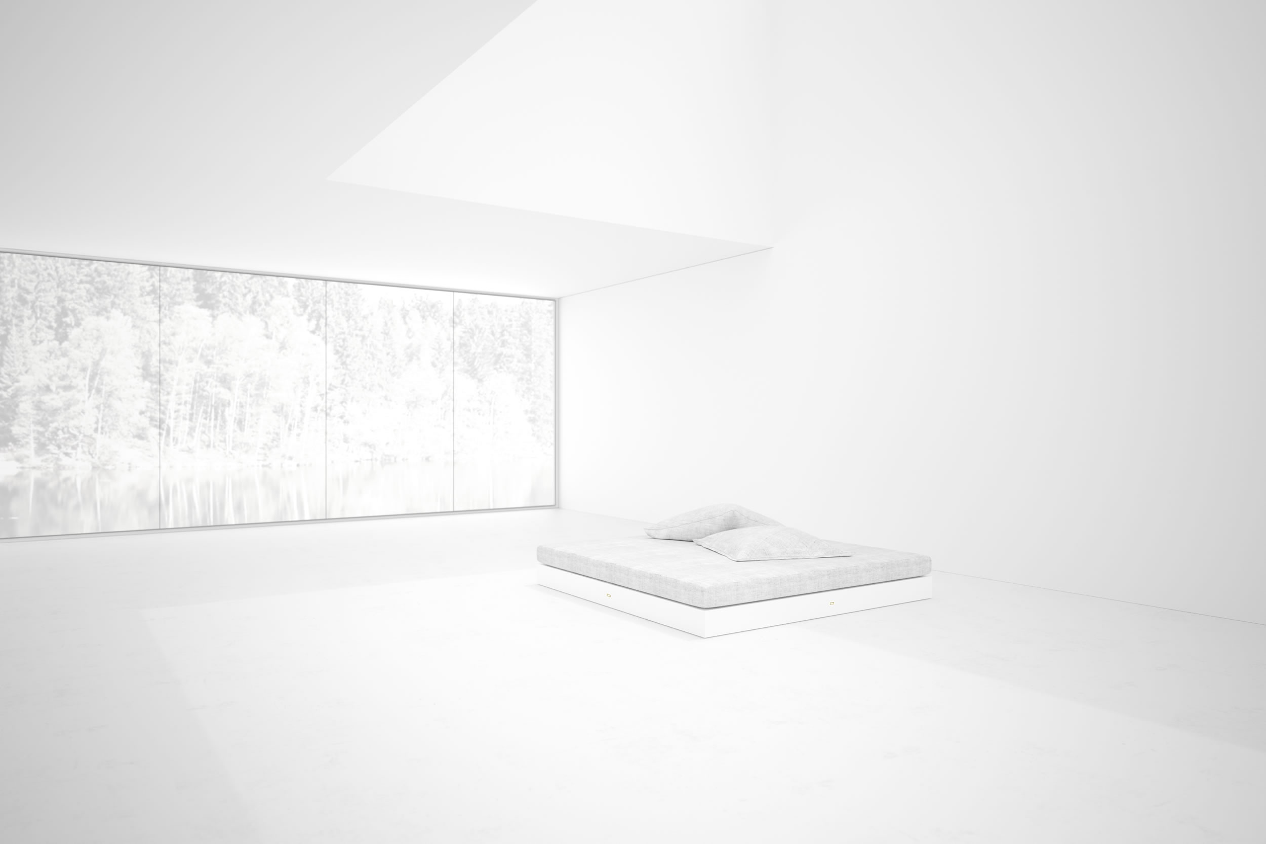 design bett fs 14 weiss hochglanz schlicht