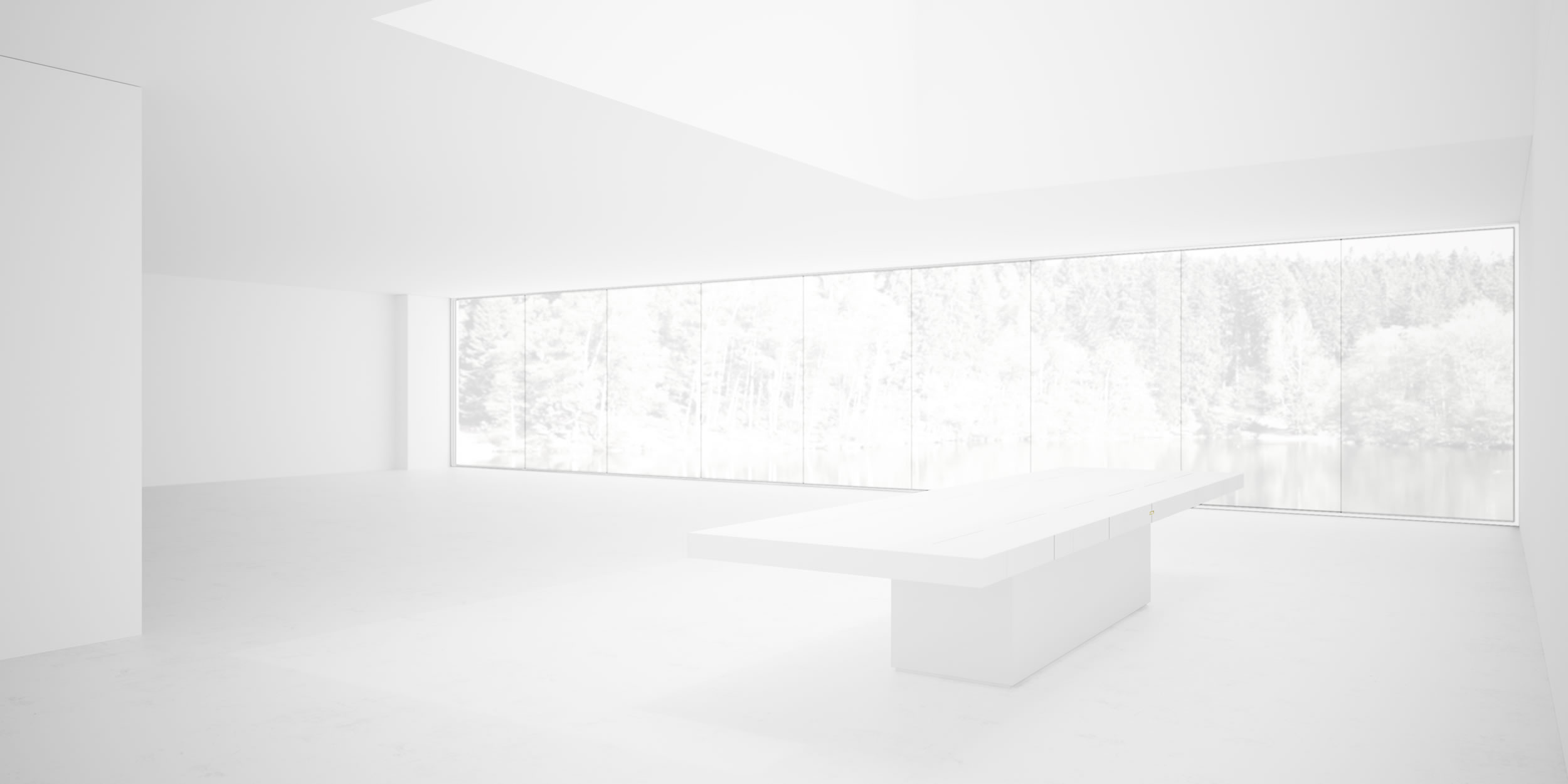 design konferenztisch ausziehbarem stauraum fs76 futuristisch weiss hochglanz