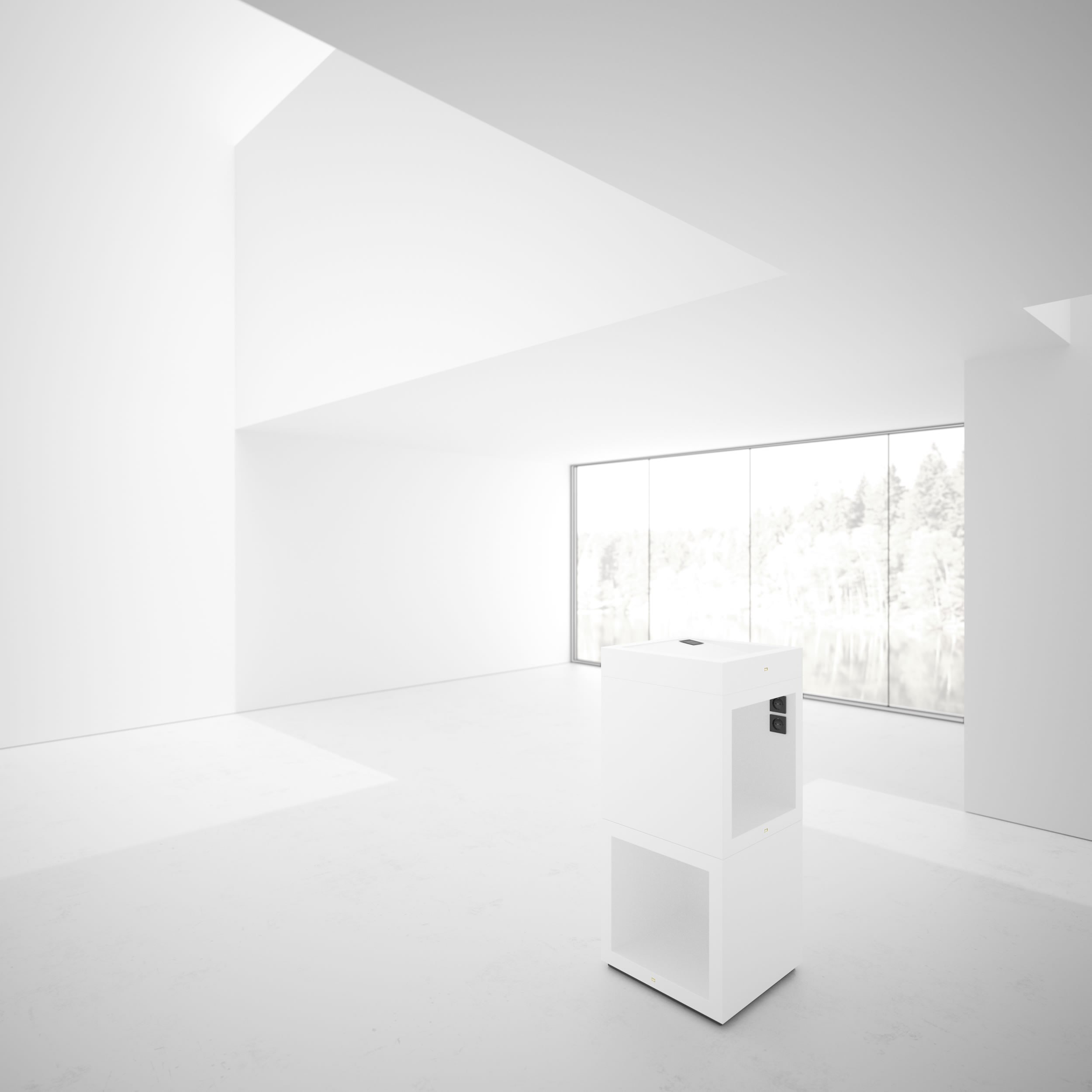 design rednerpult fs 43 weiss hochglanz