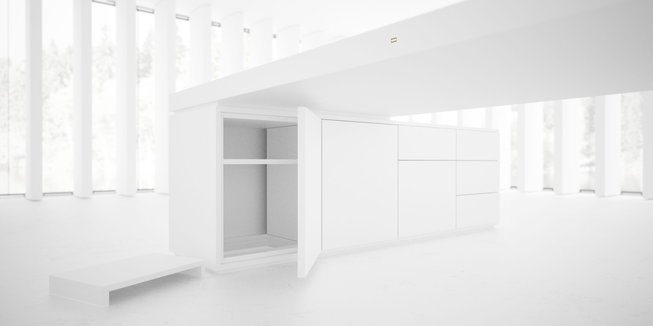 exklusiver arbeitstisch hochglanz lack edelholz fs 96