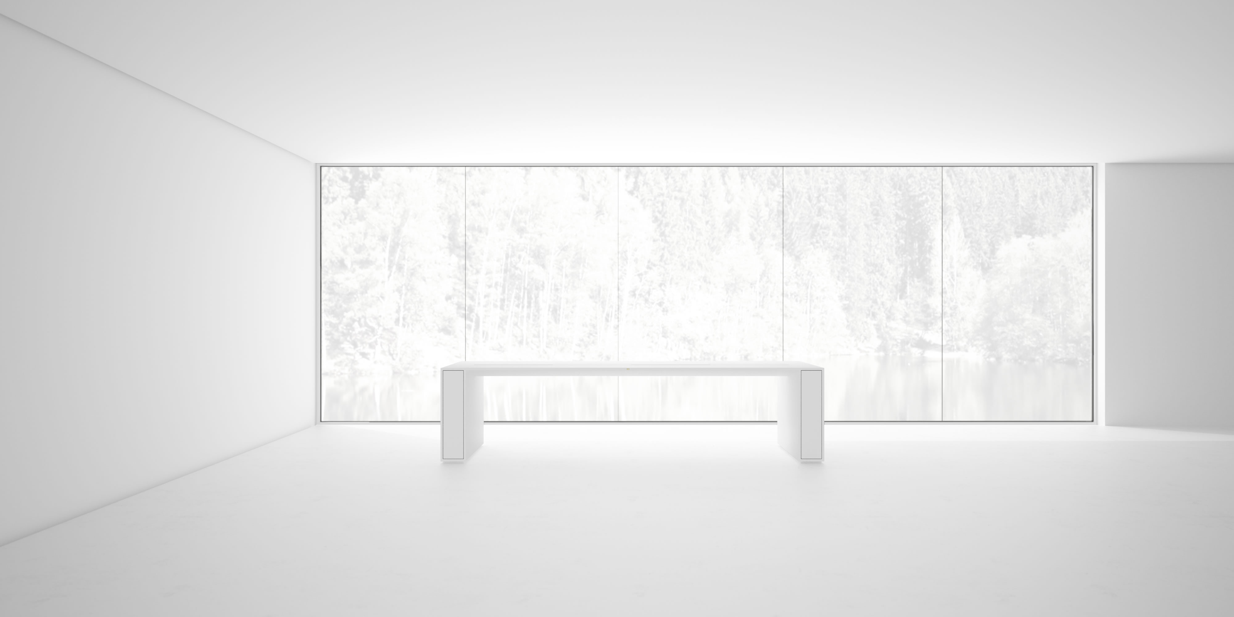 hochglanz designschreibtisch weiss regale fs85 futuristisch