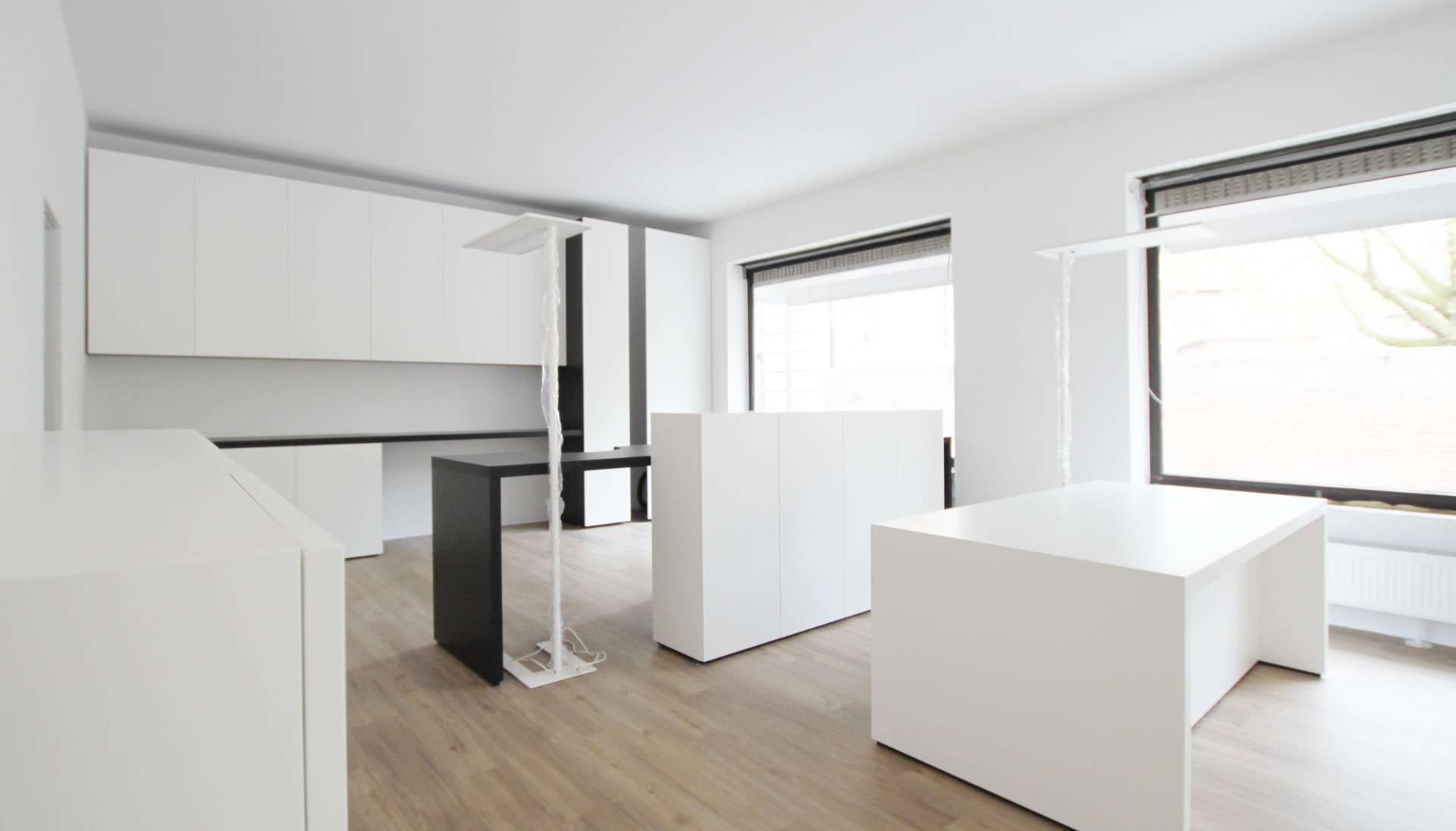 hochwertige gesch&auml;ftseinrichtung lack hochglanz matt rechteck felix schwake