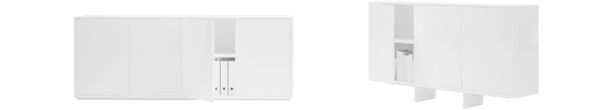 Kommode wei&szlig; g&uuml;nstig hochglanz design