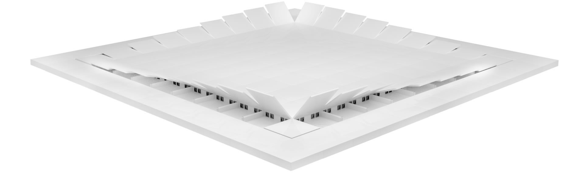Kabelkanal in Konferenzanlage