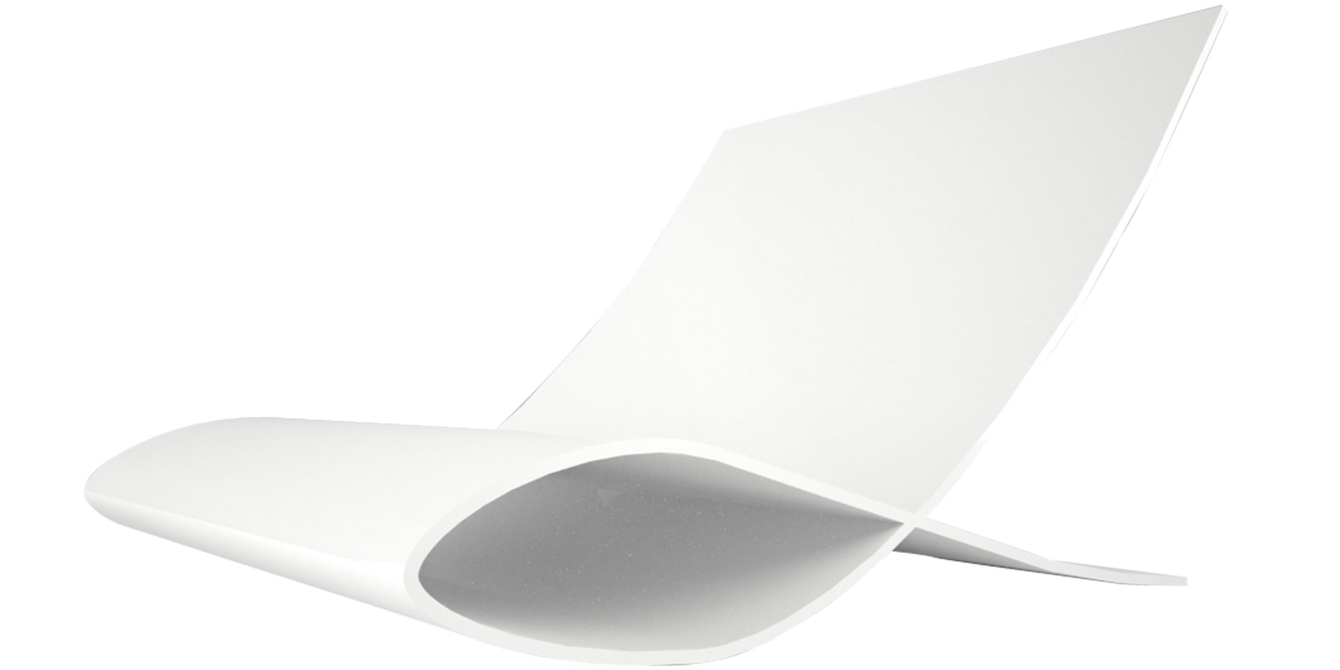 sessel design d&uuml;nn filigran alpha weiss lack