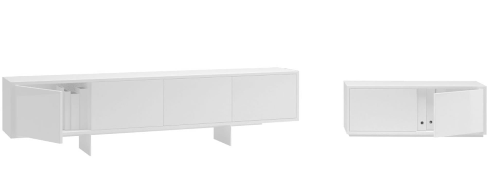 lowboard weiss hochglanz schlicht auxiulium rechteck felix schwake