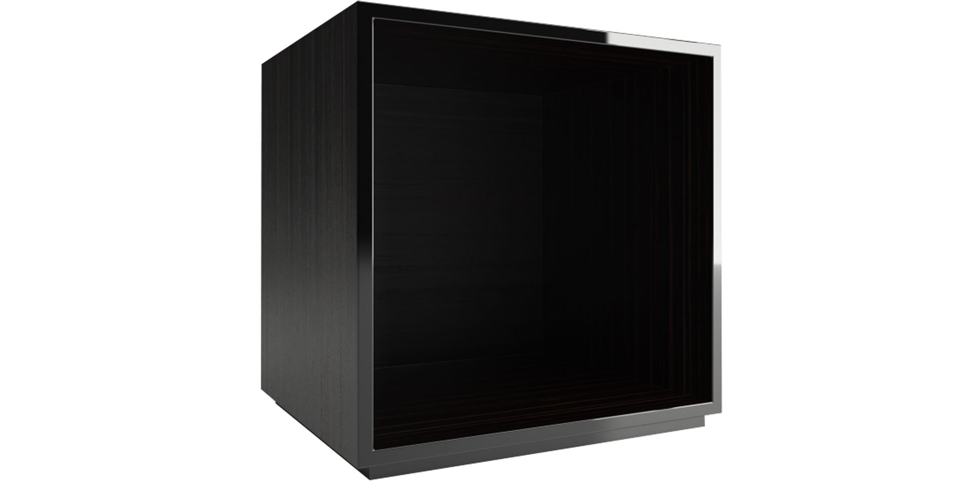 Regal-W&uuml;rfel Furnier hochwertig Ebenholz Furnier