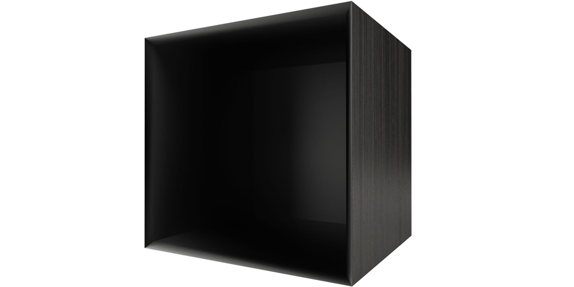 Regal-W&uuml;rfel ebenholz edel