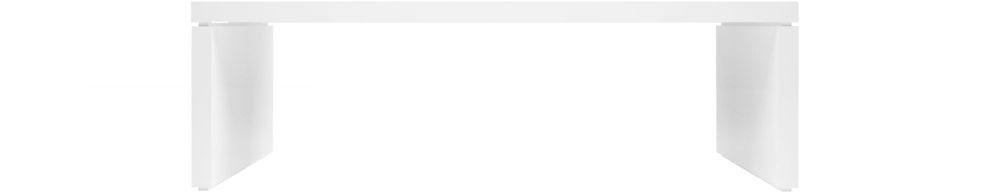 wei&szlig;er Hochglanz Schreibtisch