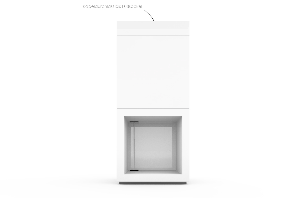 stehpult weiss hochglanz modern cool pult rechteck felix schwake