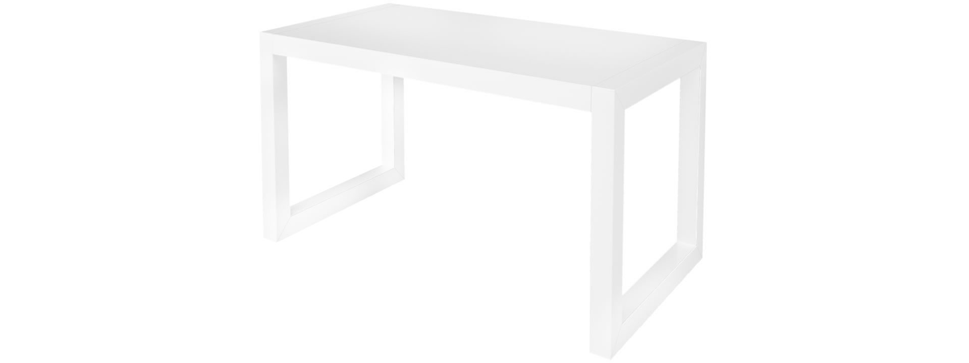 rechteckiger Stehtisch mit 4 quadratischen F&uuml;&szlig;en