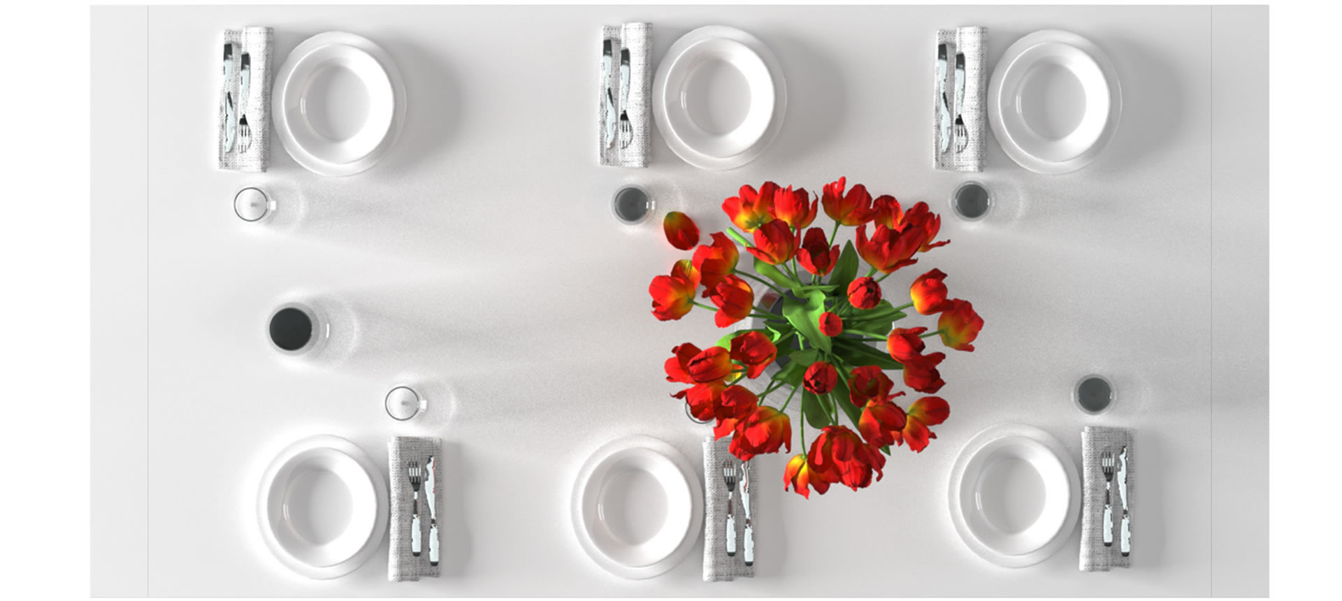 eckig minimalistische &auml;sthetik in hochglanz weiss