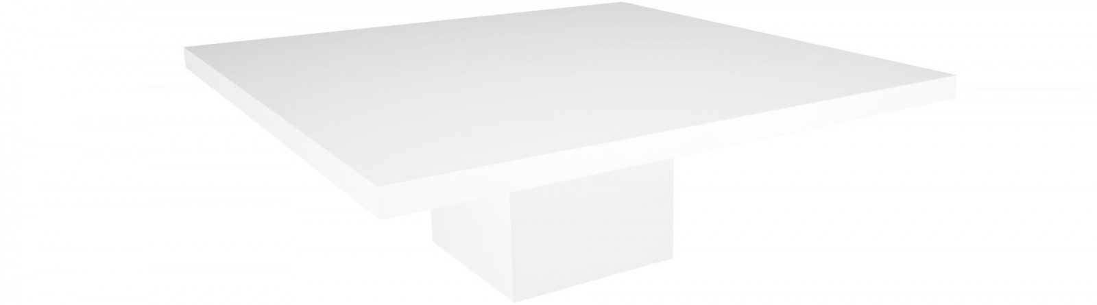 Besprechungstisch wei&szlig; quadratisch
